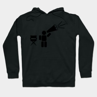 Movie director abstract icon Hoodie